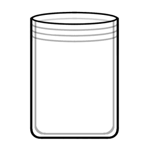 チャック付き平袋